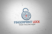 Fingerprint Lock Logo, a Branding & Logo Template by Martin-Jamez (Thumbnail 2 of 4)