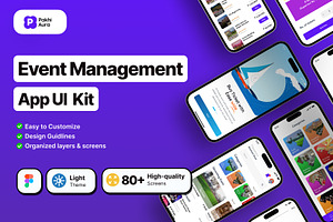 PakhiAura Event Management App UI, a Templates & Theme by piyush608