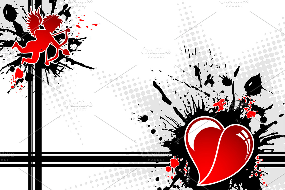 Happy Valentines Day Concepts, a Decorative Illustration by TAlex (Photo 4 of 6)