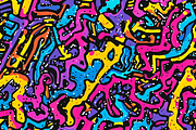 1990's Neon Colors Pattern, a Pattern Graphic by Printable Treasure (Thumbnail 6 of 7)