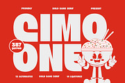 Cimo One Bold Sans Serif Font, a Sans Serif Font by timelesstype.co (Thumbnail 1 of 20)