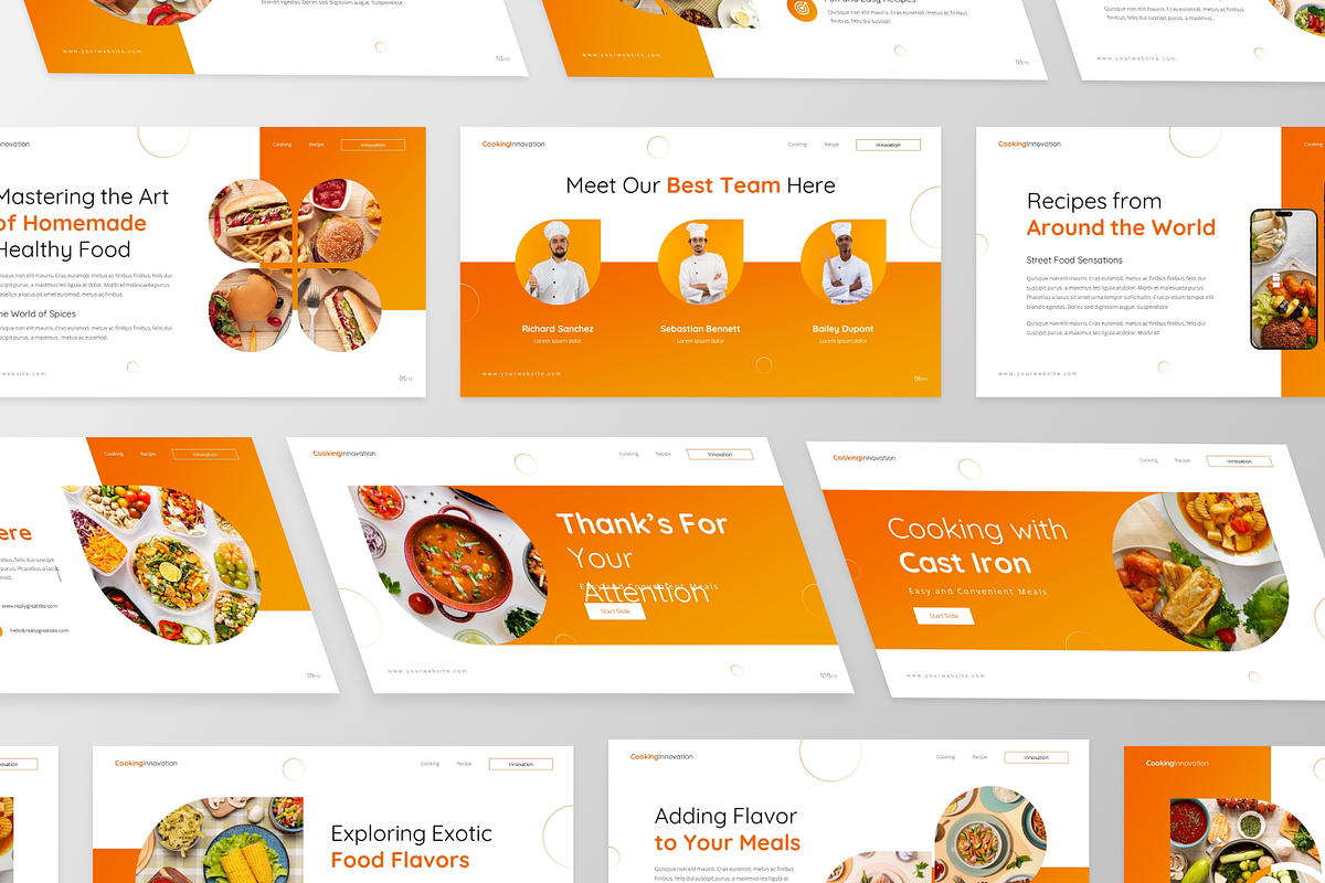 Cooking Innovation - Food Keynote, a Presentation Template by GraphauseProject (Photo 5 of 6)