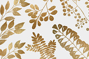 Gold Leaves, Wreaths & Patterns, an Object Graphic by OM Creativ (Thumbnail 2 of 7)