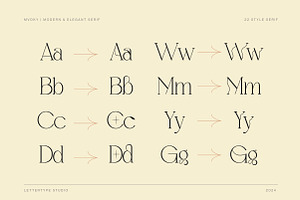 Mvoky Modern & Elegant Serif Family