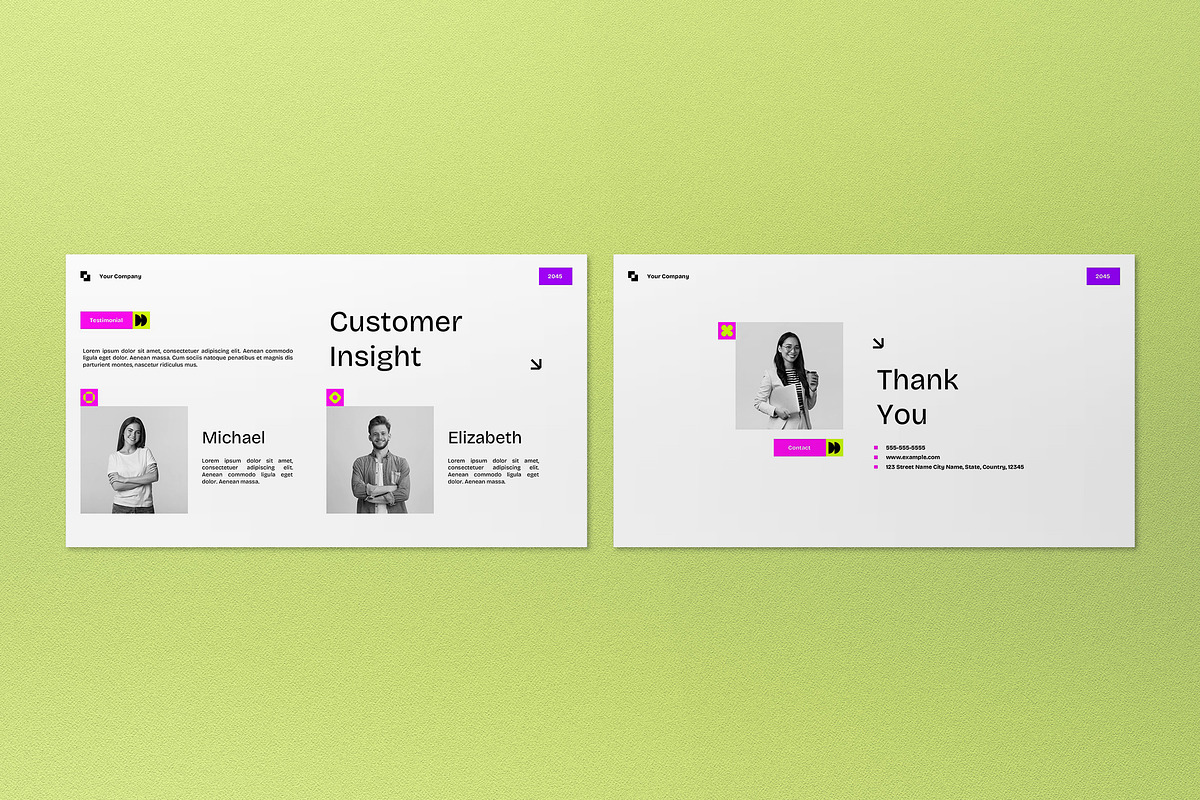 White Company Profile Google Slide, a Presentation Template by graphicook (Photo 4 of 4)