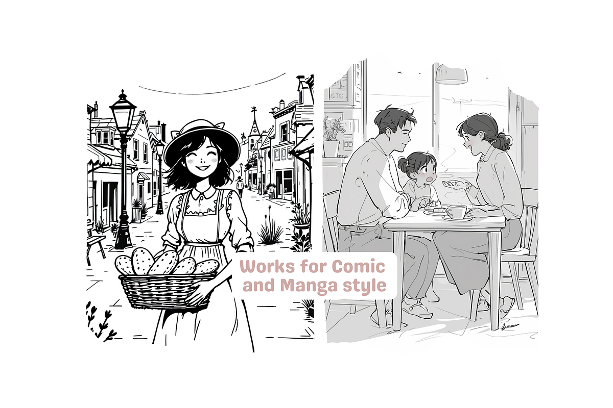 Comic Ink Essential Brushes, a Brush Add-On by nikiartcorner (Photo 6 of 8)