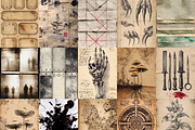 Dark Academia Junk Journal Kit, a Brochure Template by LA Design (Thumbnail 3 of 10)