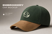 Embroidery Cap Mockup, a Hat Mockup by studiogstock (Thumbnail 1 of 2)