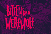 Splatterpunks A Halloween Brush Font, a Font by Wingsart Studio (Thumbnail 3 of 15)