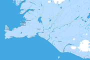 High Detailed Iceland Map, an Illustration by ilynx (Thumbnail 3 of 5)