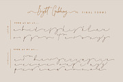 Bright Gabbemy Cyrillic Greek Font, a Script Font by IraDvilyuk (Thumbnail 14 of 15)