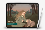 Texture brushes for Procreate, a Brush Add-On by BocadebraShop (Thumbnail 6 of 6)