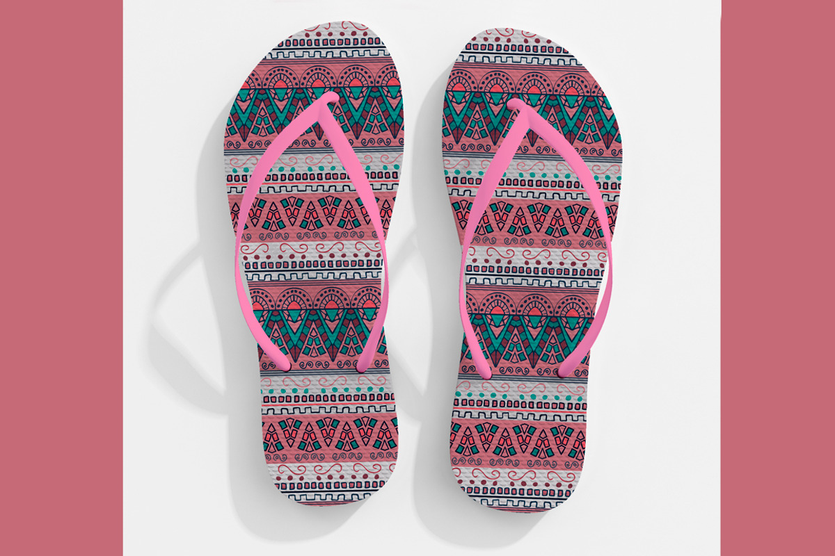Realistic Flip Flops Mock up, a Product Mockup by zeffir (Photo 4 of 4)
