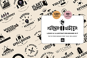 Psychic Sister Mystic Logo Brand Kit, a Branding & Logo Template by Dynamo Ultima (Thumbnail 1 of 21)