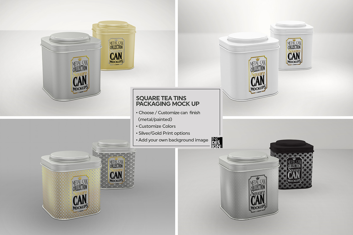 Vol1. Metal Can Mockup Collection, a Cups & Container Mockup by INCDesign (Photo 7 of 27)