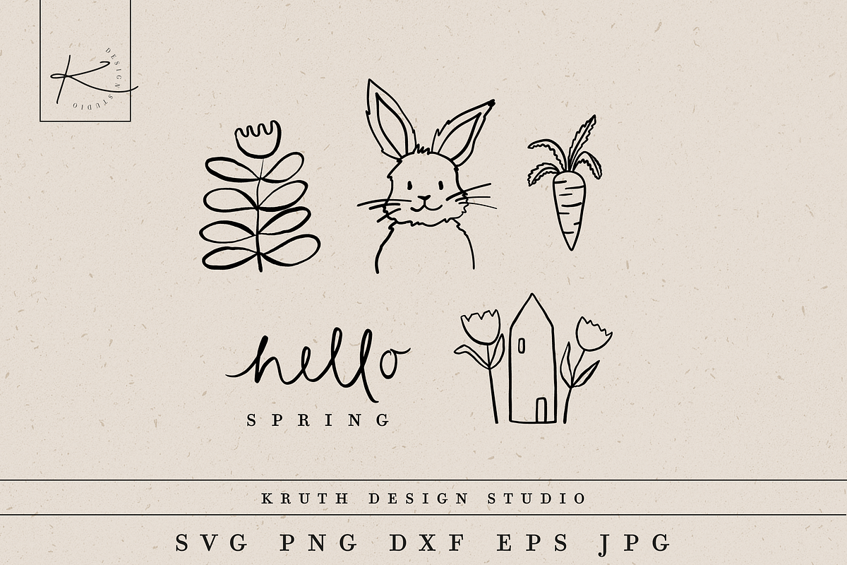EASTER BUNDLE / illustration svg png, a Decorative Illustration by KruthDesign (Photo 6 of 7)