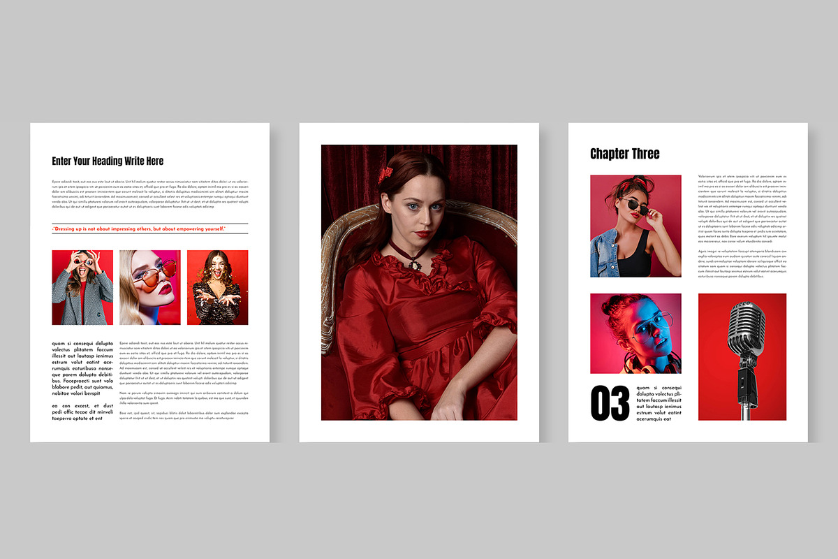 Trendy Fashion Guide E-Book Template