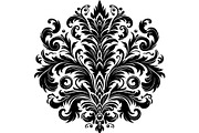 Baroque Black Floral Ornament Set, an Object Graphic by Designer_Momina (Thumbnail 10 of 13)
