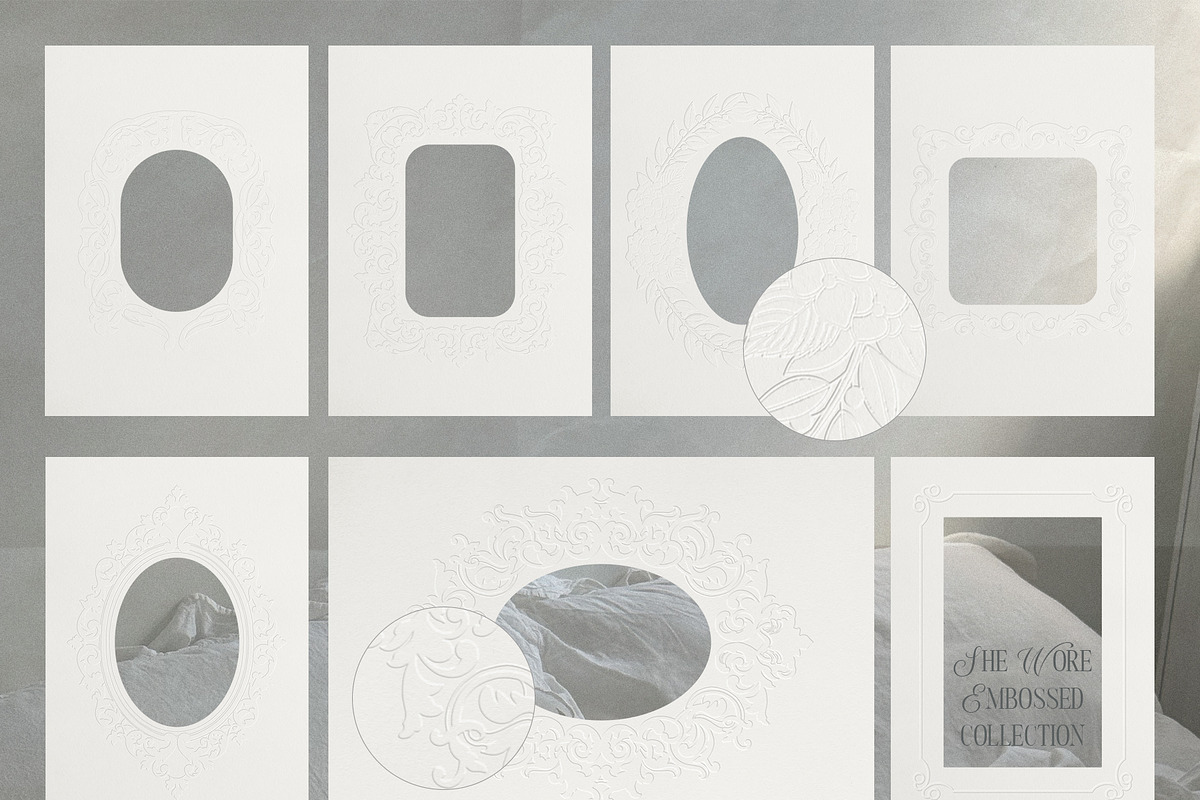 Embossed Texture Frames Archive, a Texture Graphic by alonahaidash (Photo 9 of 17)