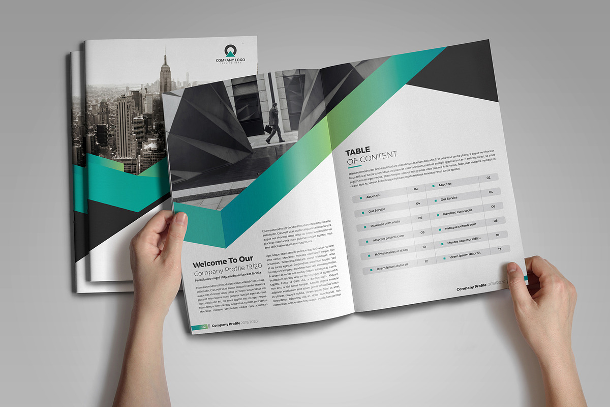 Company Profile Template V5, a Brochure Template by JanySultana (Photo 2 of 14)