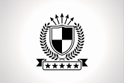 Royal Shield Logo Template Vector, an Illustration by Amazin_art (Thumbnail 10 of 18)