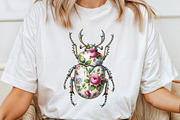 Floral Beetle PNG, an Illustration by Craft Nest (Thumbnail 5 of 7)