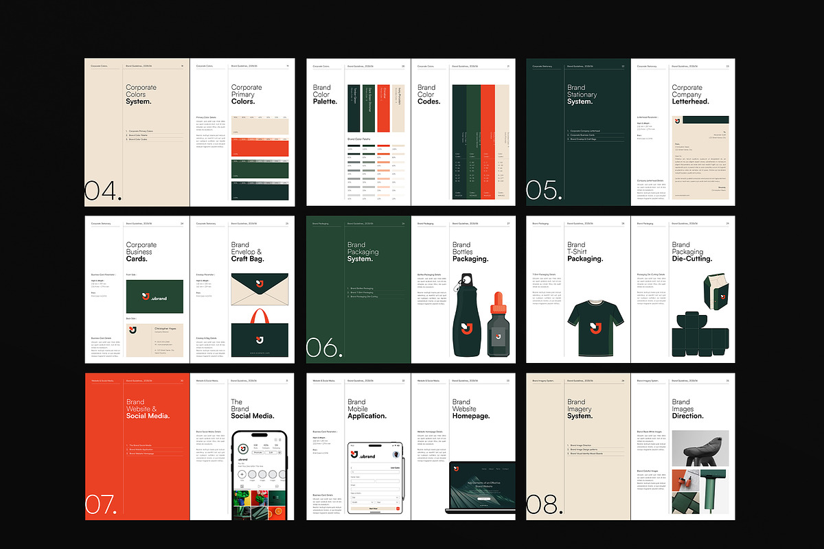 Brand Guidelines Template, a Brochure Template by DesignCrest (Photo 17 of 18)