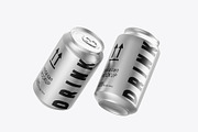 Soda Can Mockup Set 330ml, a Packaging Mockup by pixelmock (Thumbnail 5 of 11)