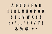 Kenzoe, a Serif Font by Fourteen Letter (Thumbnail 8 of 9)