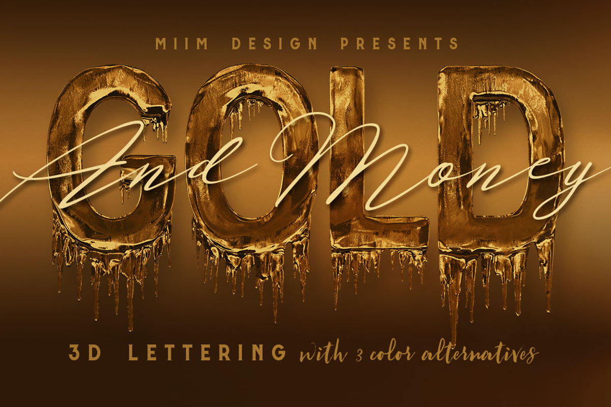 Ice Cold - 3D Lettering, an Object Graphic by MIIM