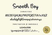 Smooth Boy - Fonts & Icons, a Script Font by Graptail (Thumbnail 5 of 9)