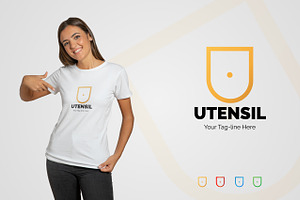 Modern U Letter Logo Design