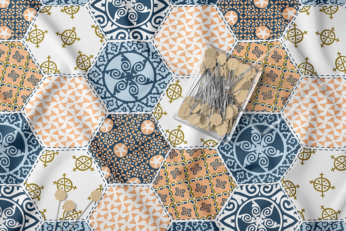 Boho Tile Seamless Pattern Bundle, a Pattern Graphic by StudioGlouna (Photo 5 of 9)