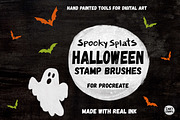 Halloween Stamp Brushes - Procreate, a Brush Add-On by INKY STAMP BRUSHES (Thumbnail 1 of 10)