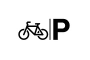 Bicycle Parking Symbol Icon Set, an Icon by musafir_fashion (Thumbnail 4 of 12)