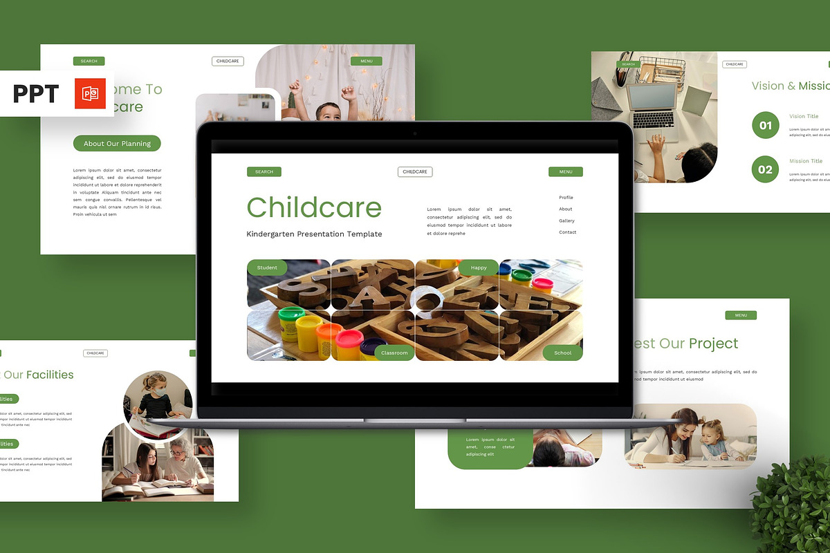 Childcare - Kindergarten Powerpoint