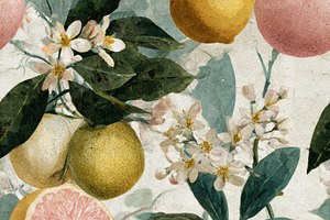 Citrus Orchard Seamless Pattern, a Pattern Graphic by Virgo Studio