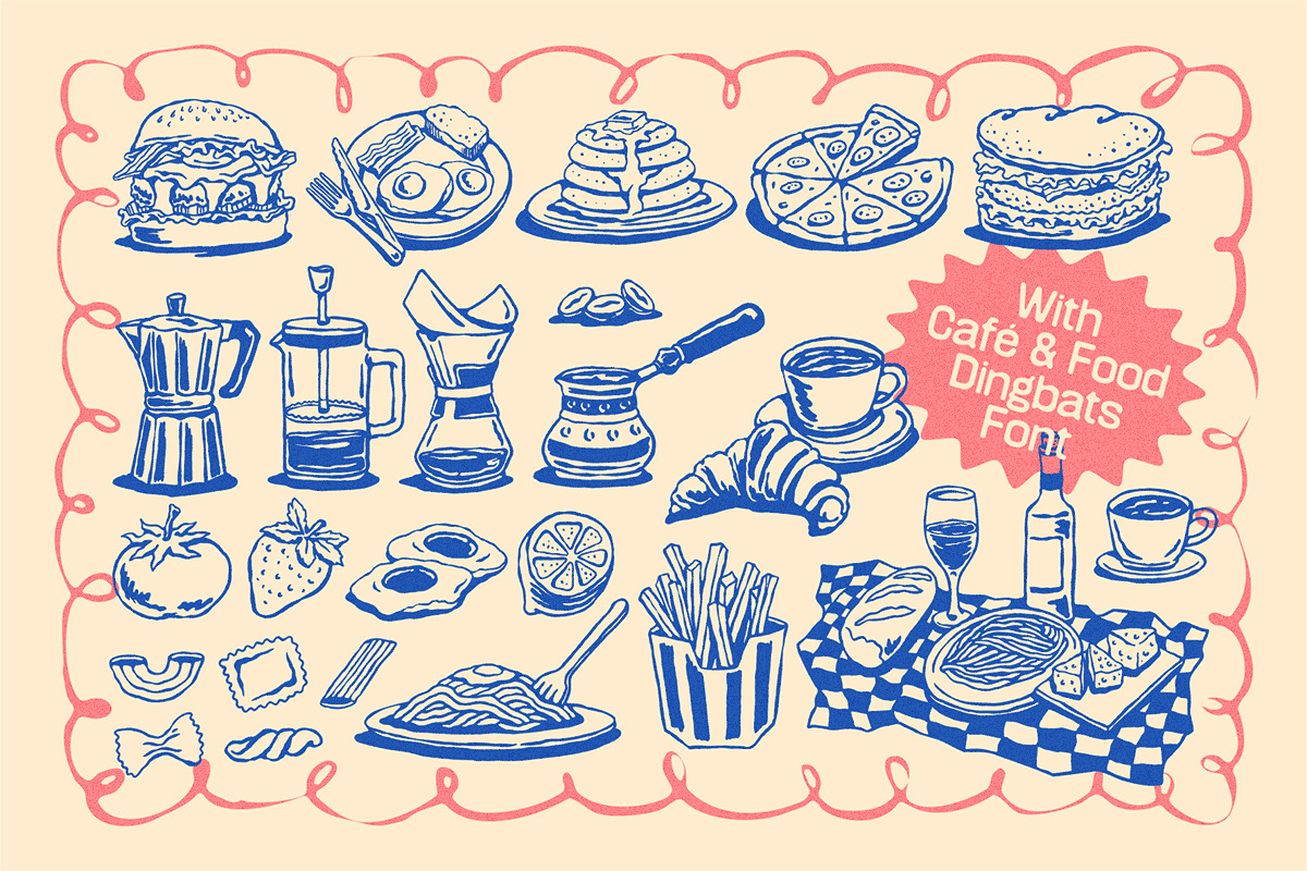 Drizzle Honey with Dingbats, a Handwritten Font by The Native Saint Club (Photo 3 of 15)