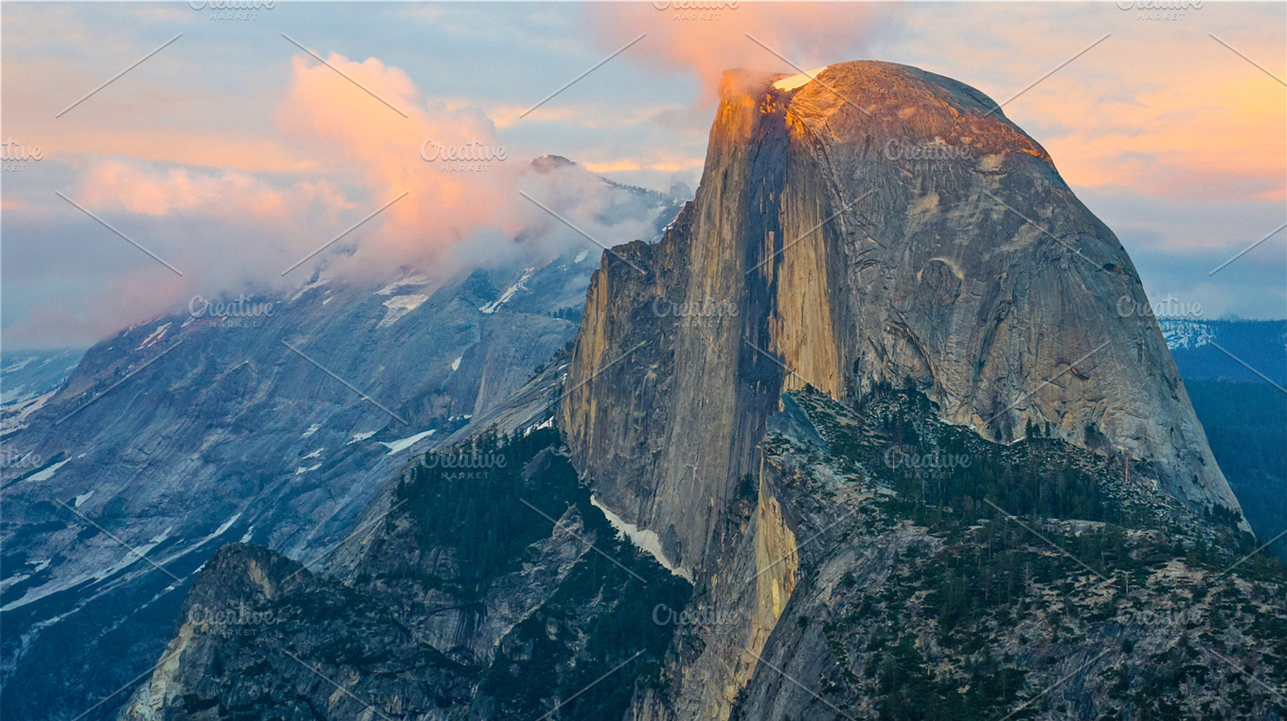 Fire Dome, Half-Dome Yosemite