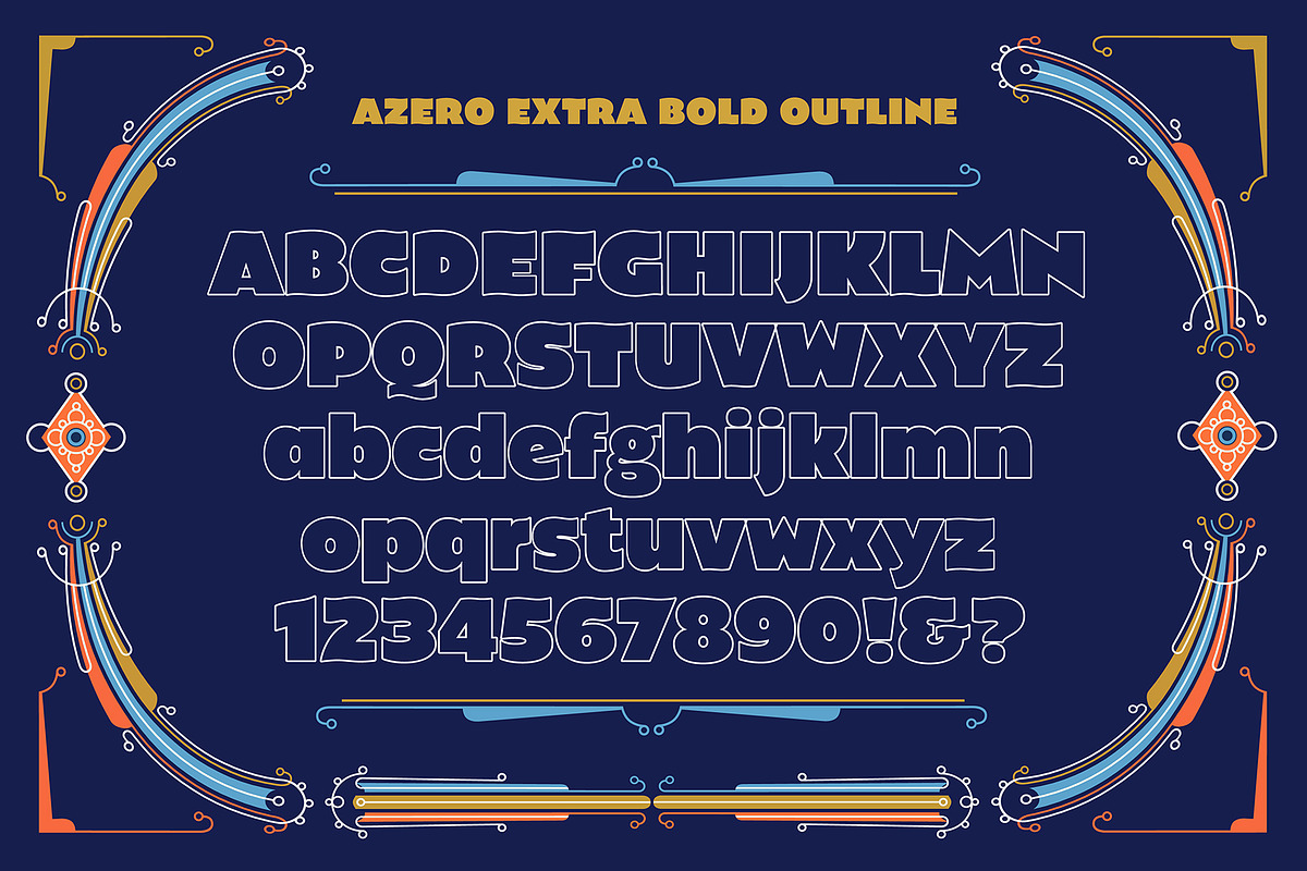Azero Font Family, a Sans Serif Font by Mysterylab Designs (Photo 9 of 9)