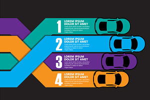 race car infographics