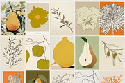 Autumn & Winter Flowers and Posters, a Decorative Illustration by Laras Wonderland (Thumbnail 2 of 11)