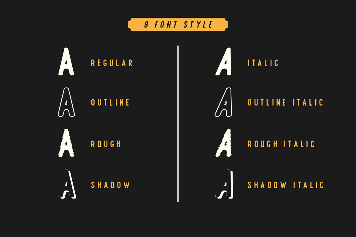 Offlander - Font Family preview 2
