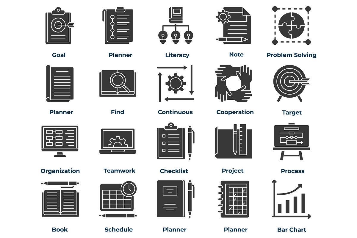 Planning and Organization Icon, an Icon by Tekuni (Photo 4 of 14)