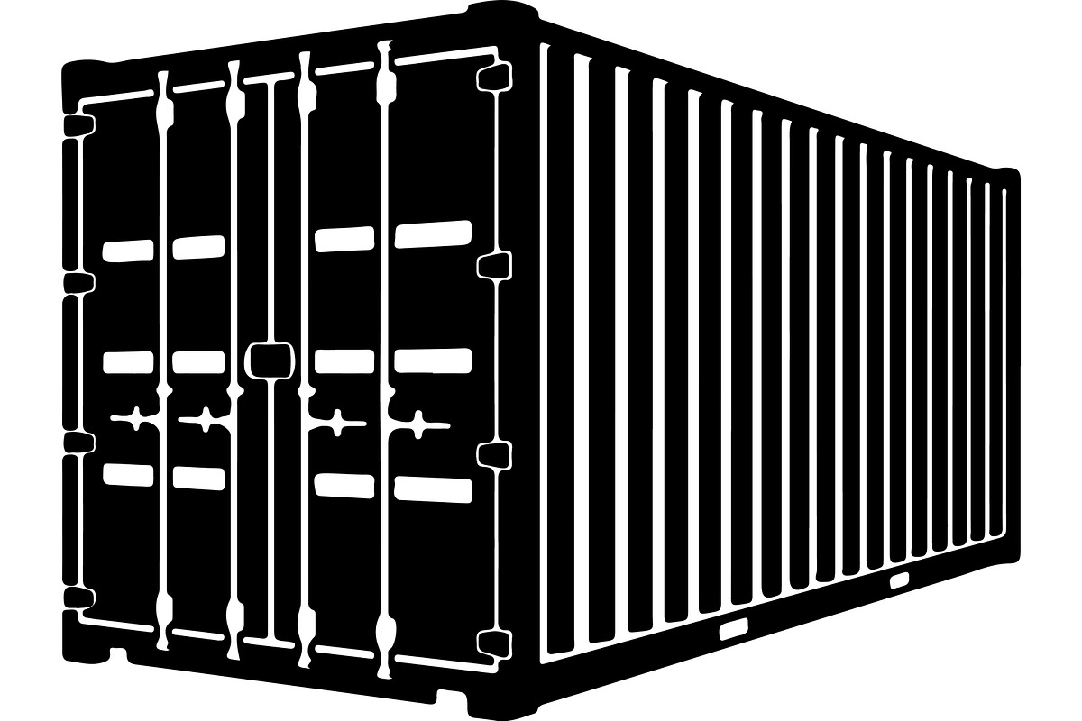 Shipping container silhouette, a Transportation Illustration by abu67222 (Photo 13 of 13)