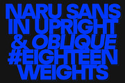 Naru – Geometric Branding Sans, a Sans Serif Font by Lettertype Studio (Thumbnail 2 of 15)