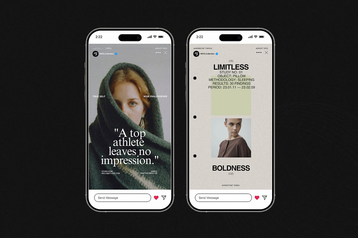 RAYO | Instagram Template (I), a Social Media Template by Pixel Grid (Photo 4 of 10)