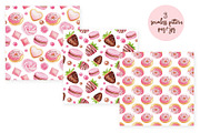 Watercolor pink sweets, a Food Illustration by Blowballmay (Thumbnail 3 of 4)