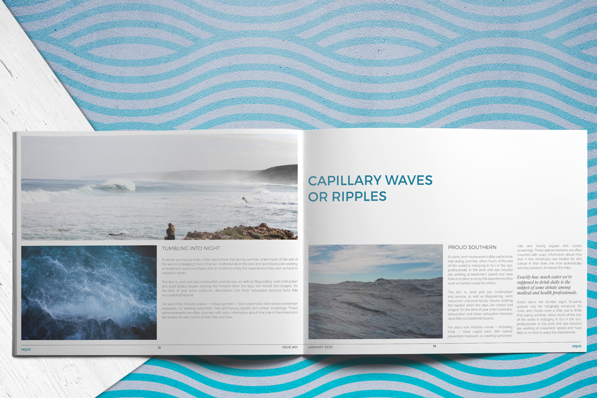 A Q U A landscape brochure, a Brochure Template by Boris Cupac (Photo 8 of 17)