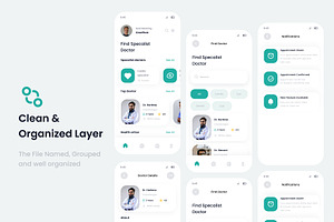 DocQ Doctor Mobile App Ui Kits